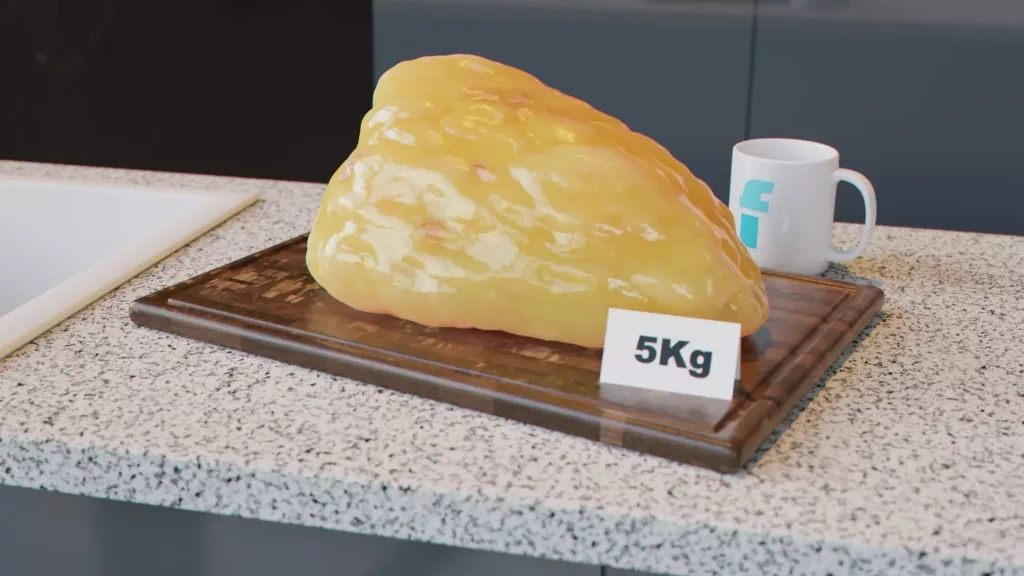 What Does 5 Kilograms Of Human Fat Look Like CalorieStar